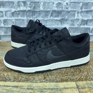 Nike Dunk Low Retro PRM Black Canvas Sail DV7211-001 Mens Size 10 New Rare
